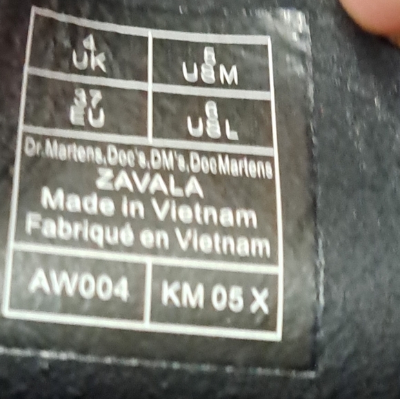 NEW Dr. Martens Zavala Women's/Girl's Combat Boots  Size 5 - Picture 10 of 10